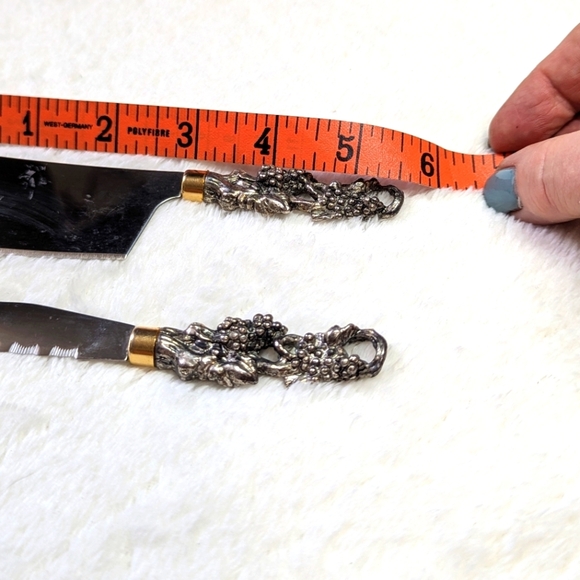 Vintage 1988 Arthur Court Pair Of Cheese Knifes - Picture 3 of 7